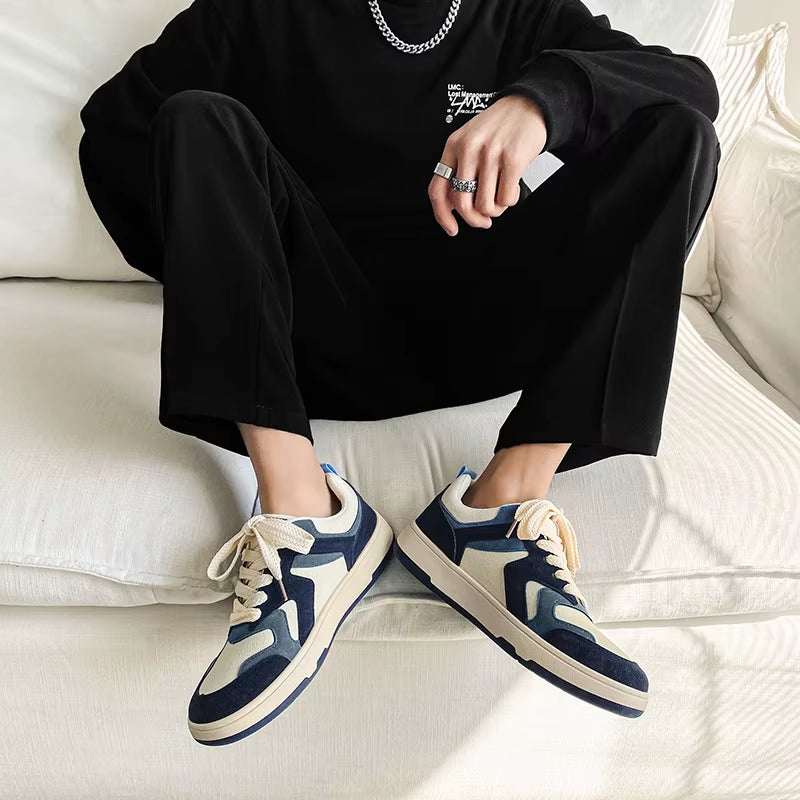 2025 Men Canvas Shoes Fashion Sneakers Comfortable Flats Outdoor Male Sport Shoes Breathable Spring Summer Shoes Clunky Sneaker