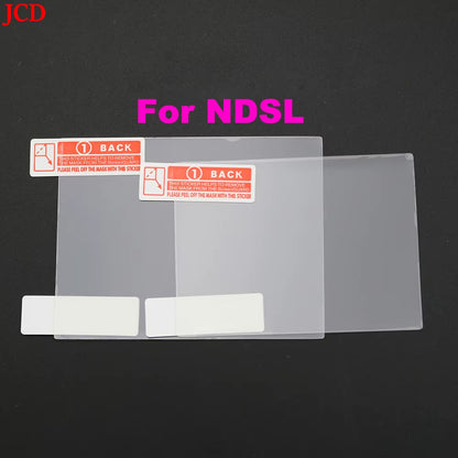 1Pcs Top Bottom HD Clear Protective Film for GB GBA GBC GBA SP DSL NDSL for 2DS New 3DS XL LCD Screen Protector