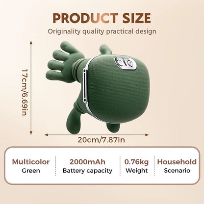 Neck Massager with Real Hand Simulation Wireless Portable Neck and Back Massager 4D Kneading Massage Design for Pain Relief