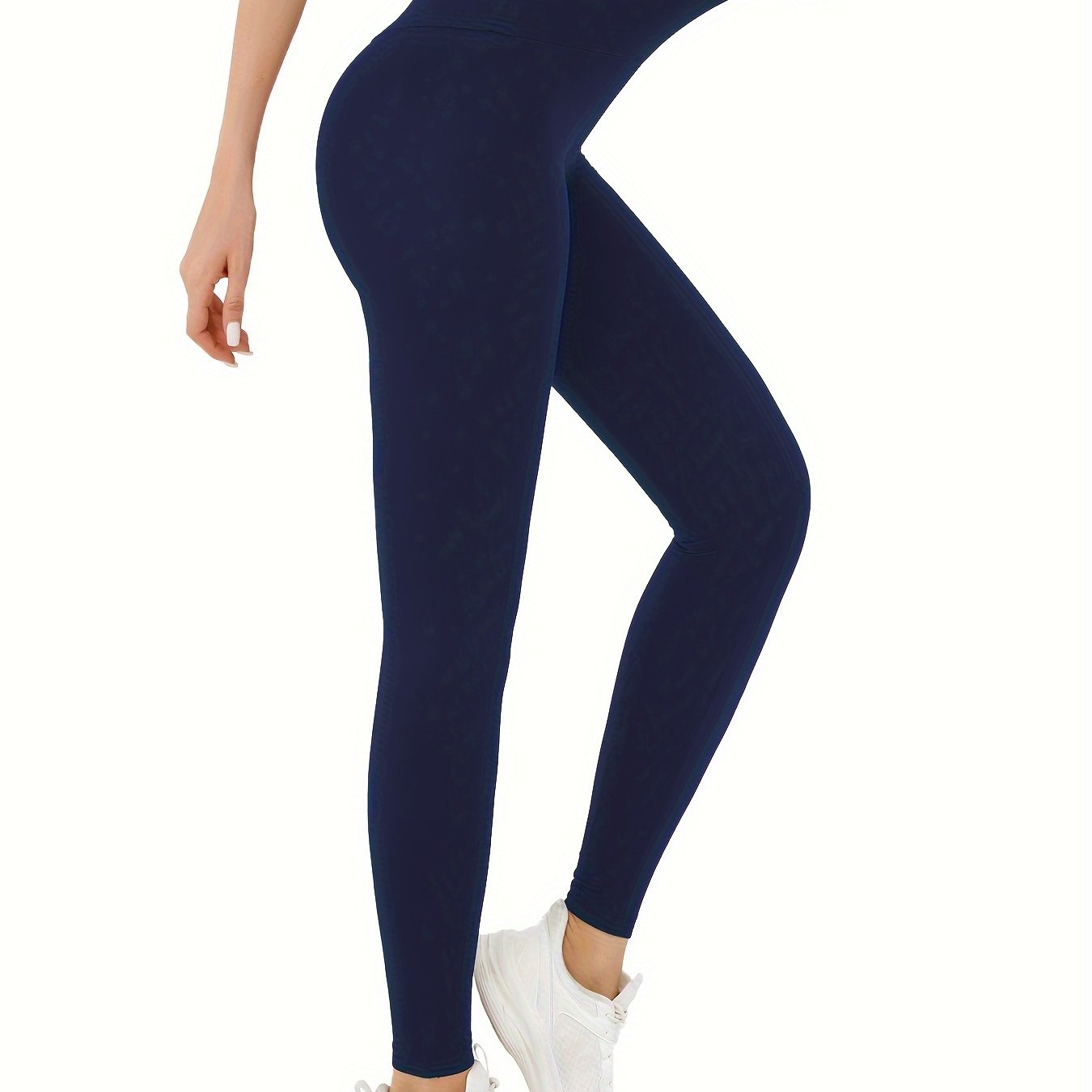 Super Soft High-Waisted Women's Stretch Yoga Leggings, Tummy Control, Non-See-Through, Breathable Active Running Tights, Sport Style - Multiple Colors Available