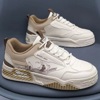 Men'S Summer Casual Running Shoes Designer Luxury Leather Men Sneakers Outdoor Light Hiking Shoes for Men Vulcanize Sport Shoes