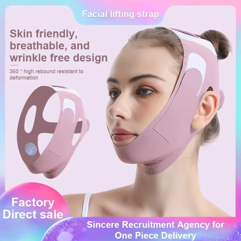 Breathable Face Slimming Bandage V Line Face Shaper Chin Cheek Lift up Belt anti Wrinkle Facial Massager Beauty Skin Care Tools
