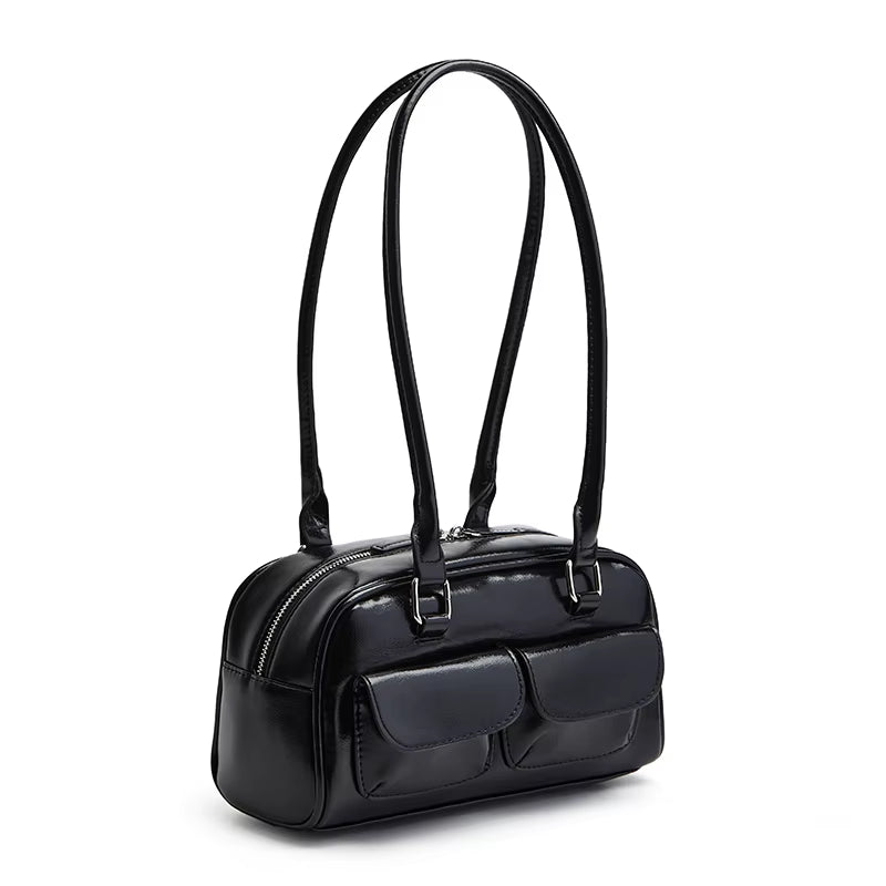 New Women'S Bag Bowling Bag 2024 New Niche Joker Boston Bag Tote Bag Underarm Shoulder Bag