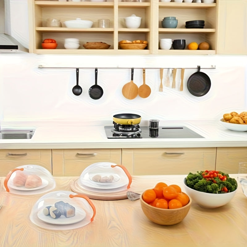 1pc Food Cover, Microwave Oven Heating Cover, Screen Protector For Food For Hot Dishes, Oil Proof Splash Proof Cover, Fresh-keeping Cover, Kitchen Supplies Beauty Fashion