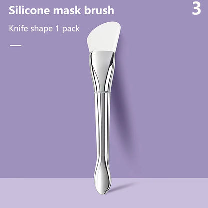 Silicone Facial Mask Brush Soft Hair Facial Mask Brush Brush Applicator for Facial Mask Beauty Salon Brushes Makeup Tools