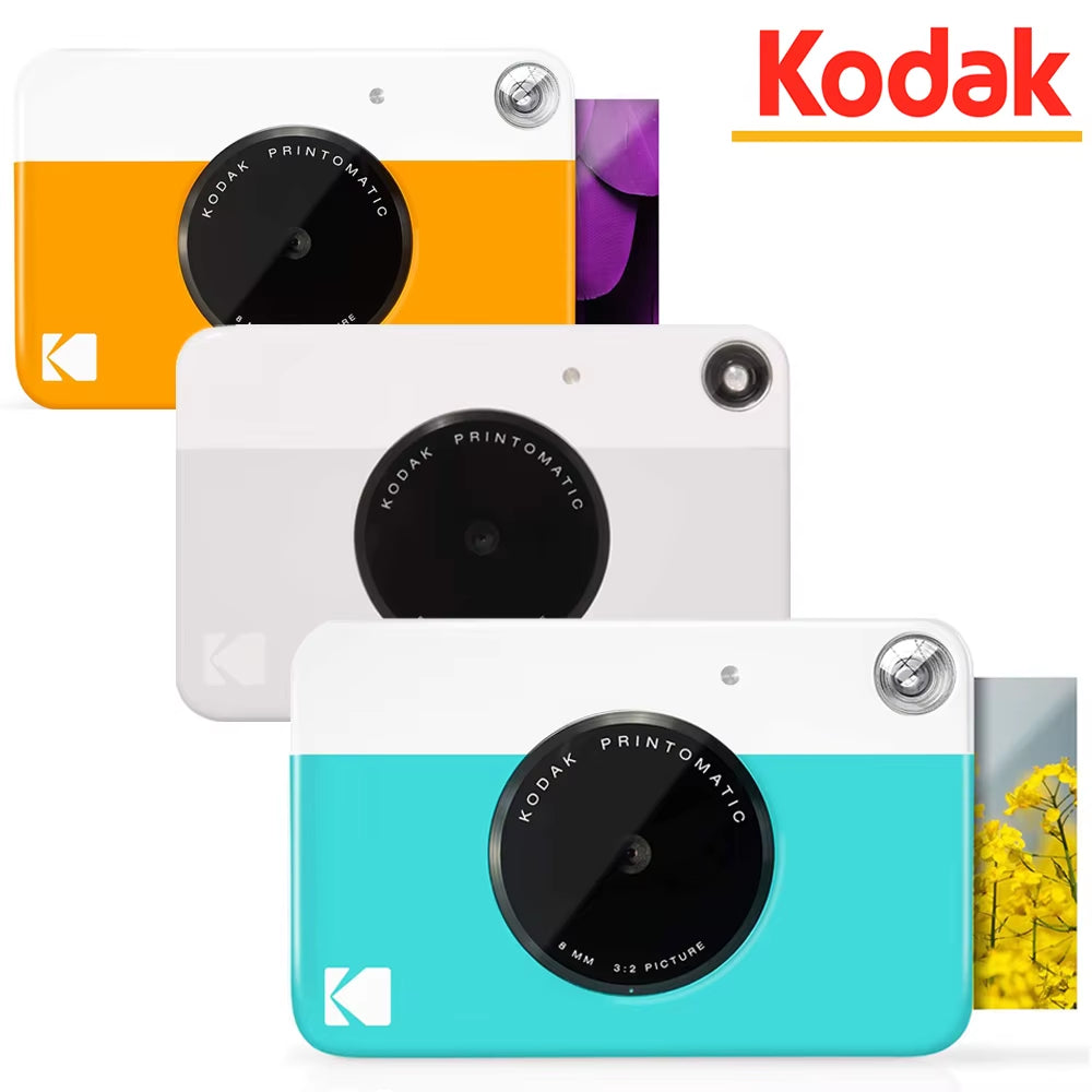 Genuine  PRINTOMATIC Instant Camera Digital Instant Printing Camera ZINK Inkless Printing Color Photo Paper +40 Films Set
