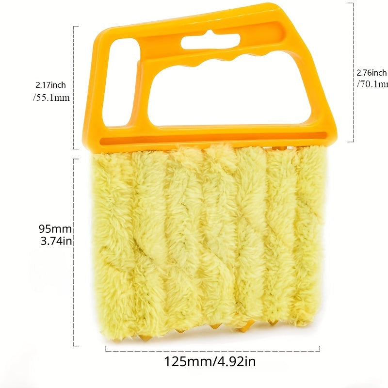 1pc, Washable Window Cleaning Brushes With Microfibers For Effortless Dust Collection And Blinds Cleaning Beauty Fashion