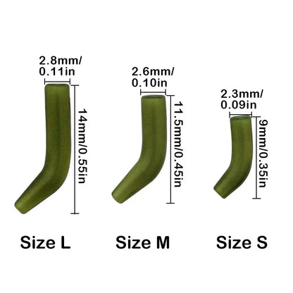 30Pcs Carp Fishing Hook Kickers D Rig Kicker Aligners Hooks Sleeves Rigs All Colors Accessories End Terminal Tackle