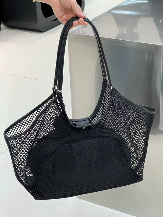 NEW PU Leather Wing Tote Bag Roomy Cluth Bag Large Capacity Buckle Woman Luxury Designer Travel Luggage Bag Shopper Handbag