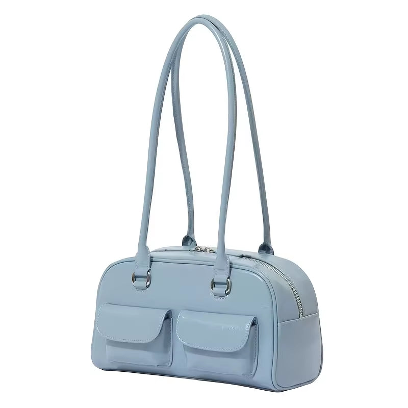 Fashion Armpit Bag, High- Value Versatile Handbag Niche Design Women Tote Shoulder Bag, Retro Pu Leather Purses and Handbags