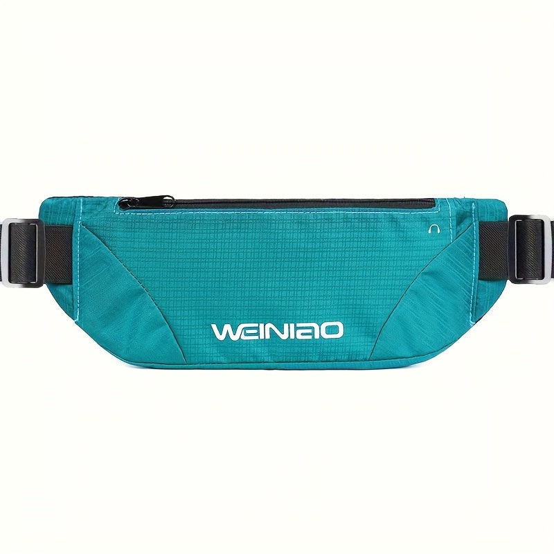 Adjustable Waist Pack with Zipper Closure - Heavy-Duty Outdoor Running, Hiking, Cycling Backpack - Extended Strap (25.59-55.12inch) - Large Capacity Belly Button Bag for Travel, Gym, Everyday Use - Multi-Color Options (Yellow