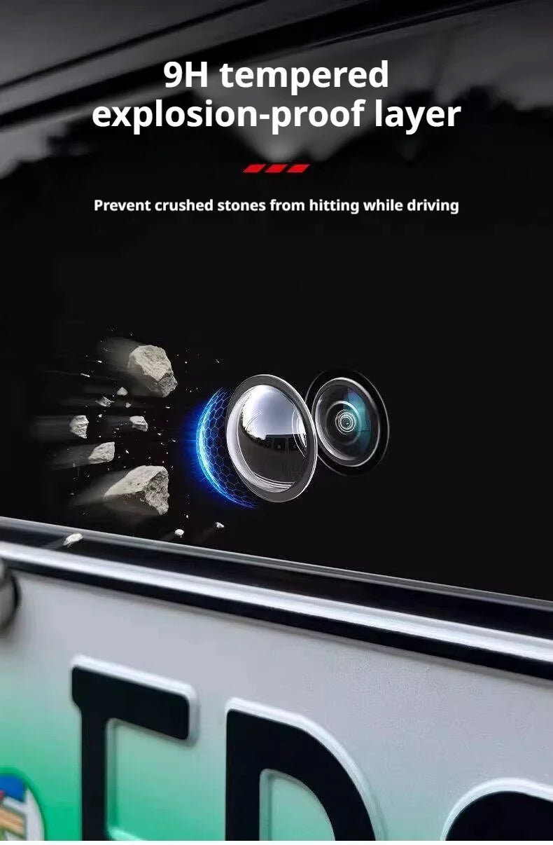 SEAMETAL Car Camera Protective Cover–Rainproof/Dustproof Anti-Gravel Scratch with High Clarity & 360° View HD Transparent Cover Beauty World Shop