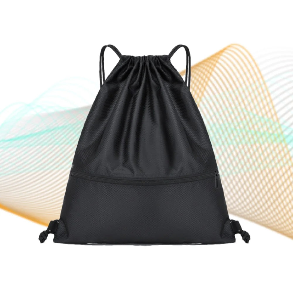 Foldable Drawstring Backpack, Lightweight, Simple and Fashionable Sports Backpack, Unisex Beauty World Shop