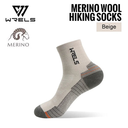 WRELS 1/3Pairs Merino Wool Running Socks Compression Support Thick Cushion Wool Socks For Running Hiking Moisture Wicking Socks Beauty World Shop