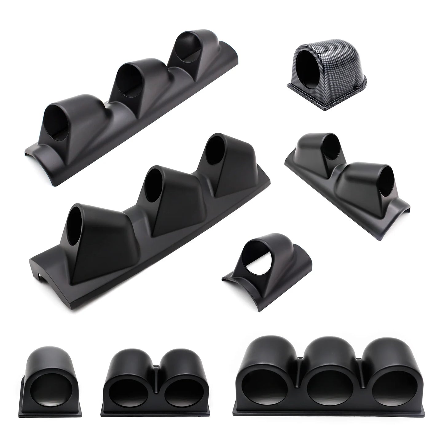 Universal 2INCH Car auto Gauge Holder 52mm manometer support Car Gauge Pod for Left Right Drive Car for 2 Inch 52mm Gauges Beauty World Shop