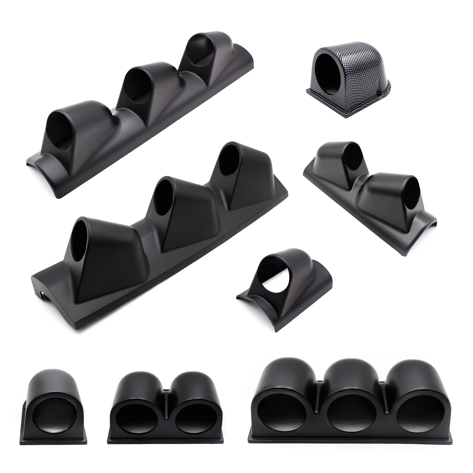 Universal 2INCH Car auto Gauge Holder 52mm manometer support Car Gauge Pod for Left Right Drive Car for 2 Inch 52mm Gauges Beauty World Shop