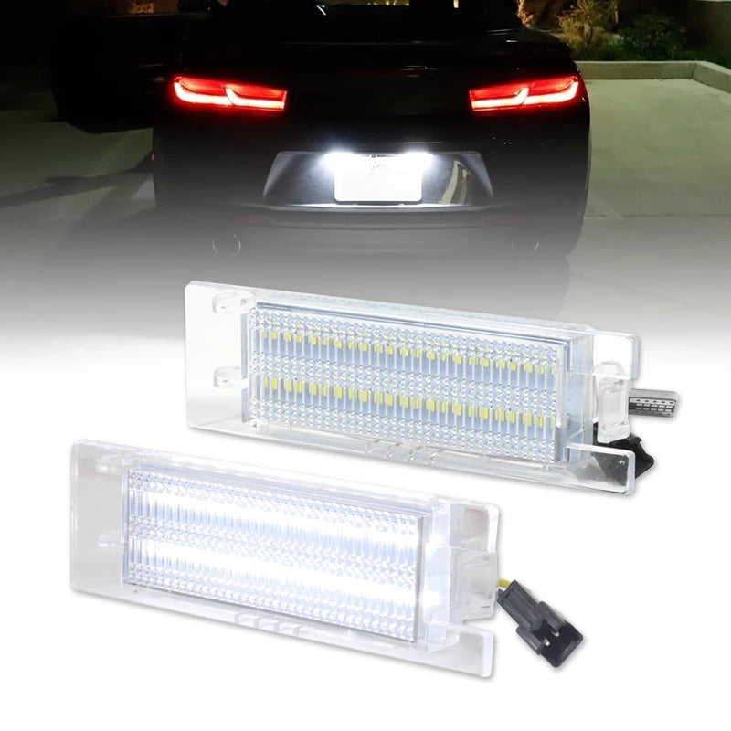 2Pcs Canbus LED License Plate Light White For Alfa Romeo 147 156 159 166 Brera Giulietta Type 940 MiTo Romeo GT Spider 939 Beauty World Shop