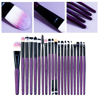 20Pcs Makeup Brush Set Eyeliner Brush Blending Brush Makeup Brushes for Cheeks Eye Cosmetic Foundation Brush Make Up Brushes Set Beauty World Shop