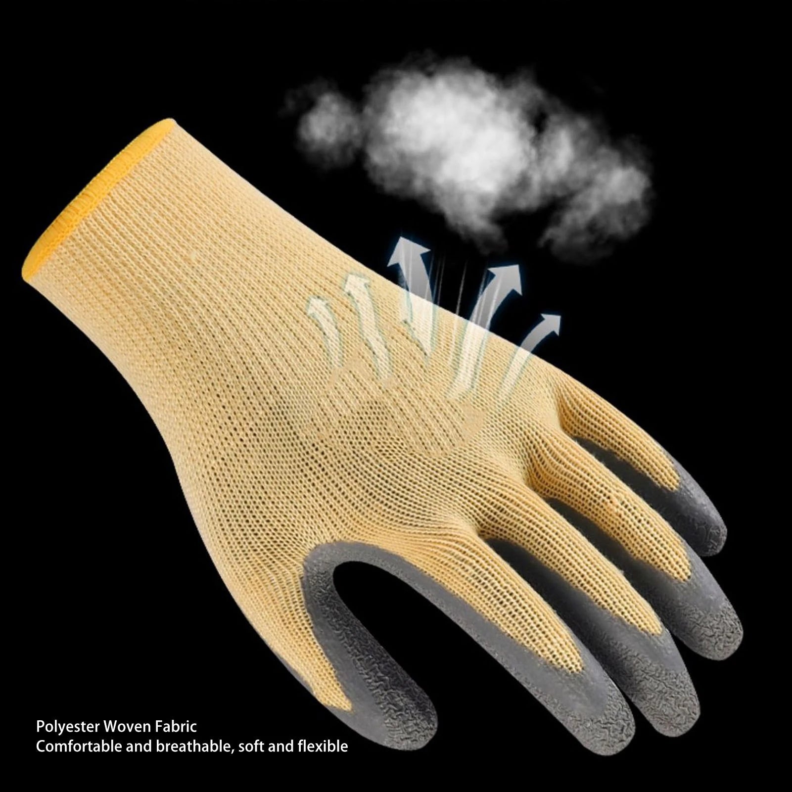 Insulation Work Gloves Flame Retardant 400V Voltage Resistance Rubber Electrician Gloves for Electric Maintenance Beauty World Shop