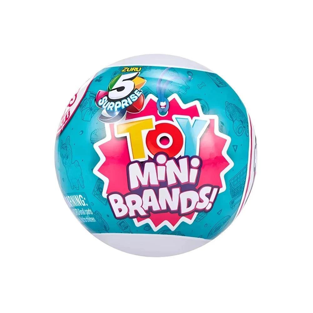 Zuru 5 Surprise Mini Brands Capsule Toys Mystery Blind Box Fashion Surprise Ball Real Miniature Doll Collectible Toys Gifts Beauty World Shop