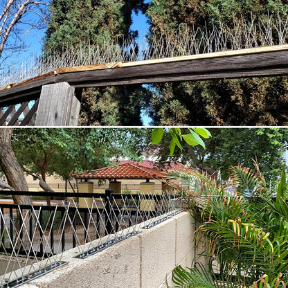 Bird Spikes Repellent Supplies Against Pigeons Crows Repeller Outdoor Defense Scare Birds Garden Scarecaper Outside Anti Gadgets Beauty World Shop