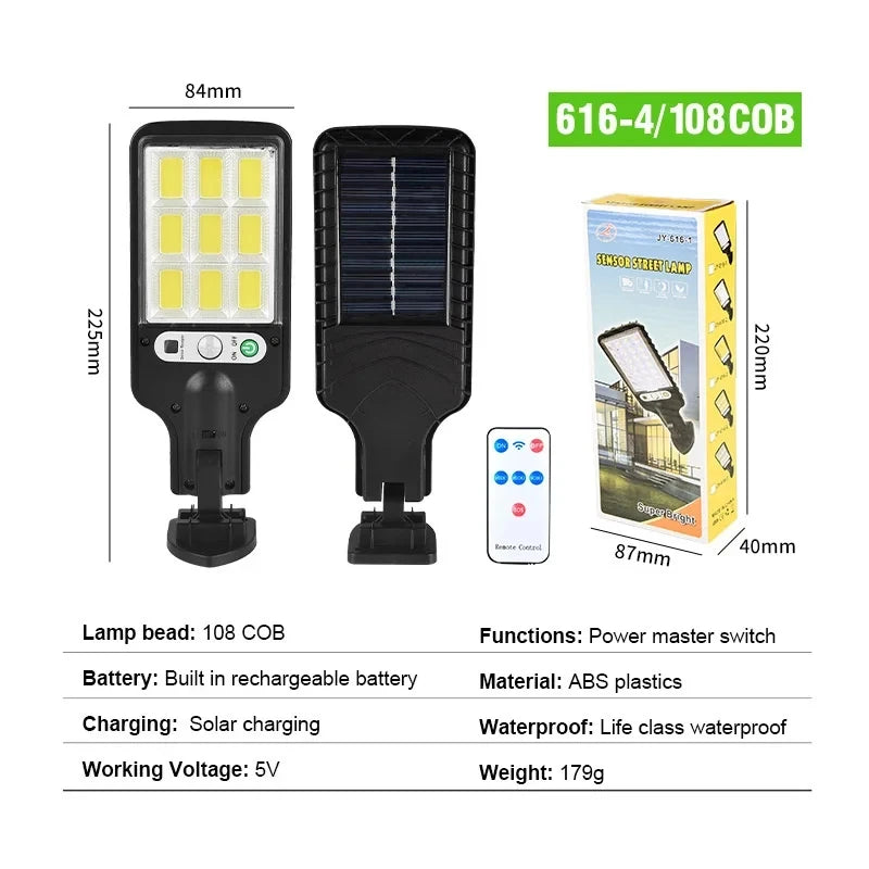 Solar Street Lights Outdoor Led Courtyard Wall Lamp Human Body Induction Garden Terrace Garage Solar Induction Lamp Beauty Fashion