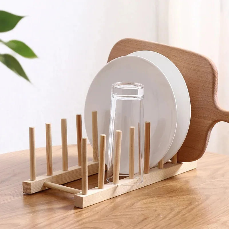 Kitchen Storage Organization Multi Functional Storage Rack Tableware Drainboard Woodiness Dish Drying Rack Kitchens Accessories Beauty World Shop
