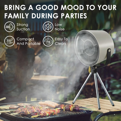 New USB Desktop Range Hoods Portable USB Powered Exhaust Fan Small Kitchen Hood Extractor Barbecue Large Suction Cooker Hood Beauty World Shop