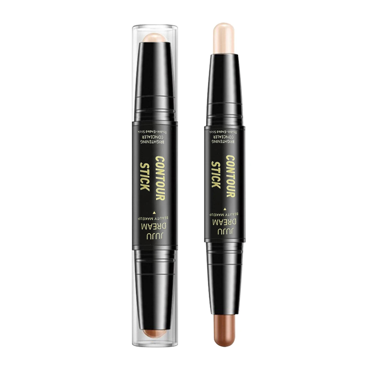Dual-ended contour stick, facial foundation, concealer, long-lasting dark circles, correcting contour concealer, makeup Beauty World Shop