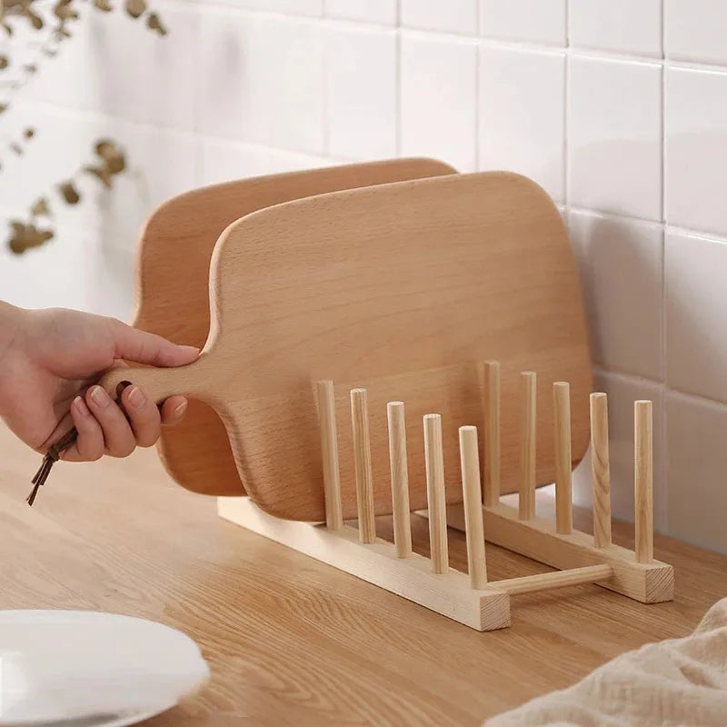 Kitchen Storage Organization Multi Functional Storage Rack Tableware Drainboard Woodiness Dish Drying Rack Kitchens Accessories Beauty World Shop