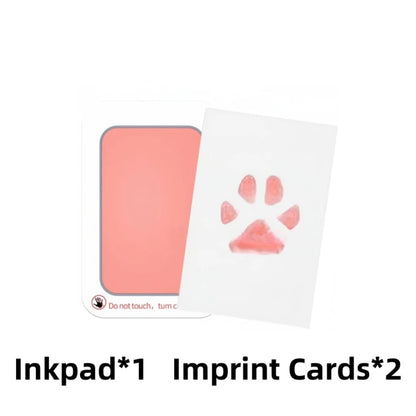 Baby Handprint and Footprint Kit Safe Non-Toxic Ink Pads Clean Inkless Touch Pet Paw Print Ink Kits with Beauty Fashion