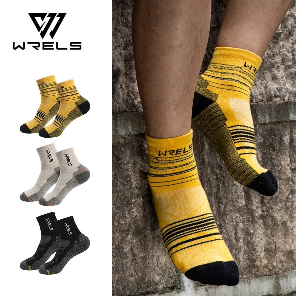 WRELS 1/3Pairs Merino Wool Running Socks Compression Support Thick Cushion Wool Socks For Running Hiking Moisture Wicking Socks Beauty World Shop