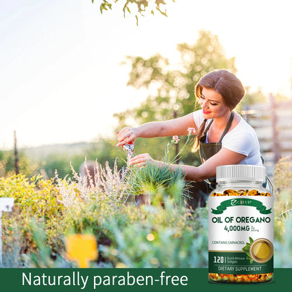 Oil of Oregano - for Digestion, Heart Health, Detoxification and Immune Support - 120 Capsules Beauty World Shop