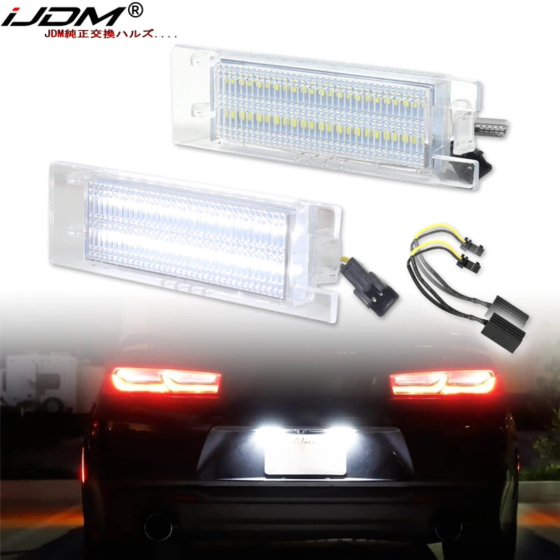 2Pcs Canbus LED License Plate Light White For Alfa Romeo 147 156 159 166 Brera Giulietta Type 940 MiTo Romeo GT Spider 939 Beauty World Shop