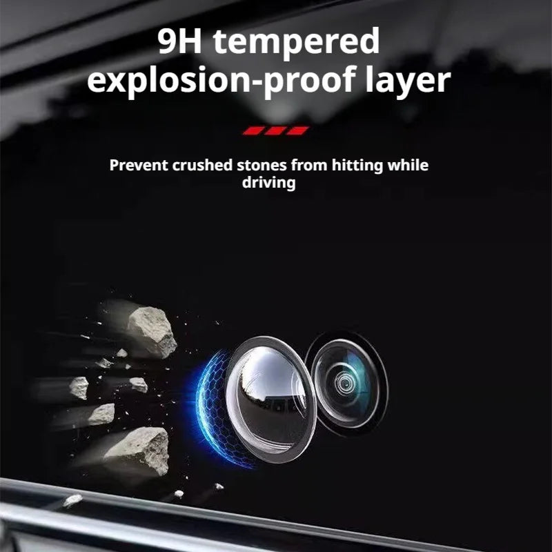 SEAMETAL Car Camera Protective Cover–Rainproof/Dustproof Anti-Gravel Scratch with High Clarity & 360° View HD Transparent Cover Beauty World Shop
