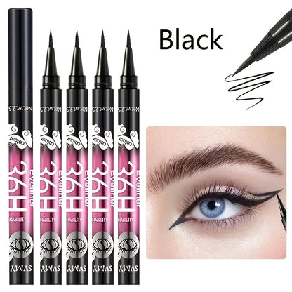 5/10pcs Black waterproof and sweat-proof eyeliner pencil set, long-lasting and non-smudging beginners perfect gift for beginners Beauty Trend Shop