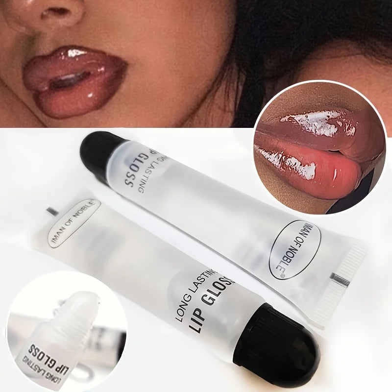 5-Pcs Glossy Finish Lip Gloss, Moisturizing Cream for All skin Types,Non-Sticky Hydrating Lip Oil, Long-Lasting for Dry Lips Beauty Trend Shop