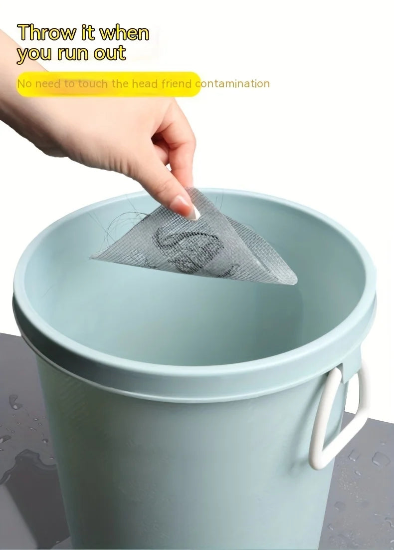 Floor Drain Sticker, Insect-proof Self-adhesive Bathroom Hair Filter Net, Sewer Filter, Kitchen Anti-blocking Mesh Net Beauty World Shop