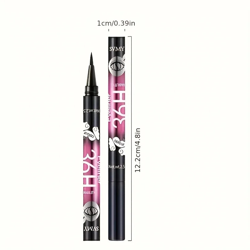 5/10pcs Black waterproof and sweat-proof eyeliner pencil set, long-lasting and non-smudging beginners perfect gift for beginners Beauty Trend Shop