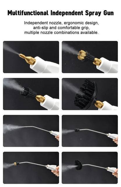 2500W High Pressure High Temperature Household Intelligent Steam Cleaner Air Conditioner Kitchen Car Steam Cleaner 220V/110V Beauty World Shop