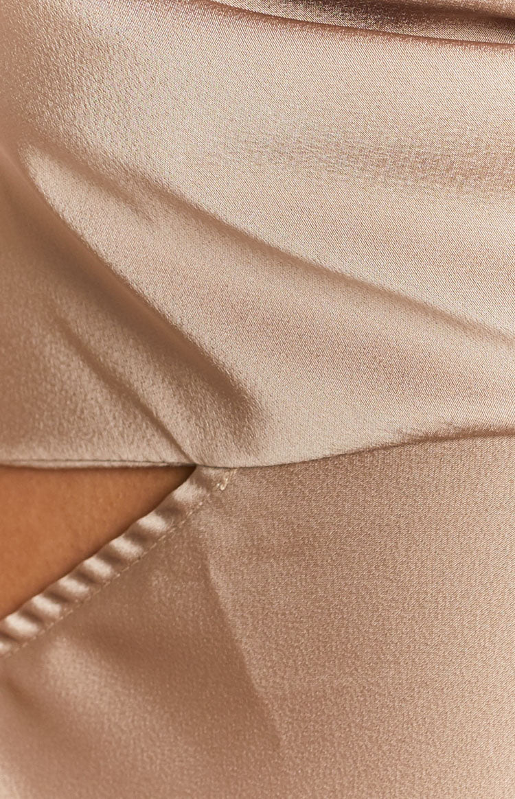 Taleah Cut Out Maxi Dress Mocha BB Exclusive