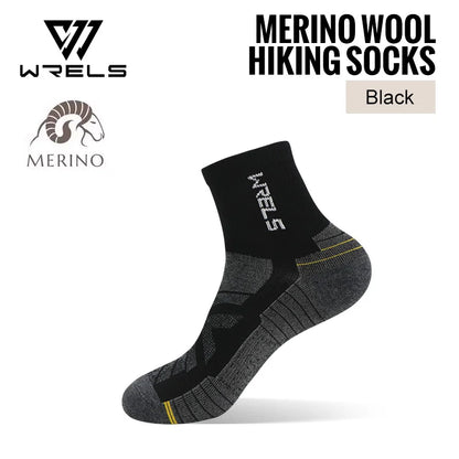 WRELS 1/3Pairs Merino Wool Running Socks Compression Support Thick Cushion Wool Socks For Running Hiking Moisture Wicking Socks Beauty World Shop