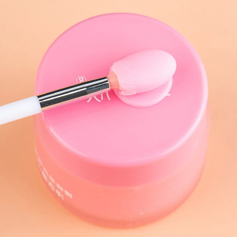 1PC Silicone Lip Balms Lip Mask Brush with Sucker Dust Cover Lipstick Cosmetic Makeup Brushes Lipstick Brush Storage Box Beauty World Shop