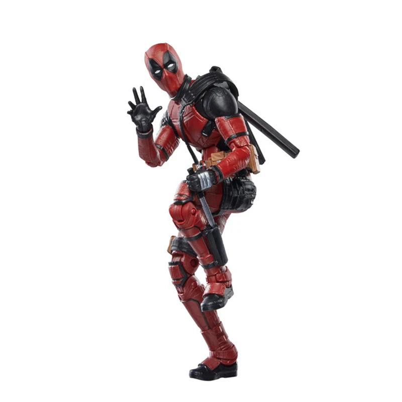 Hot Deadpool & Wolverine Action Figure X-Men Joint Movable New Mutants Wilson Comics Wade Movie  Model Customized Gifts Kids Toy Beauty World Shop