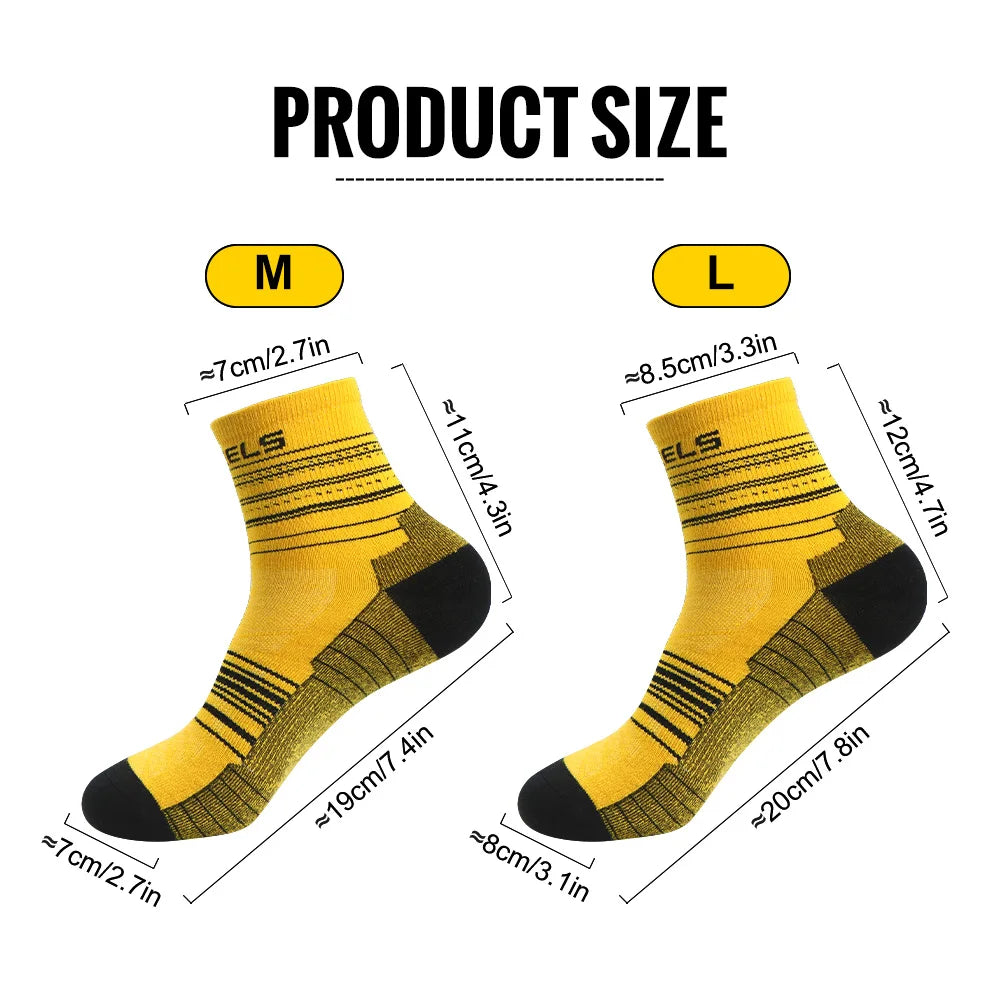 WRELS 1/3Pairs Merino Wool Running Socks Compression Support Thick Cushion Wool Socks For Running Hiking Moisture Wicking Socks Beauty World Shop