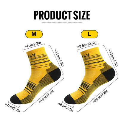 WRELS 1/3Pairs Merino Wool Running Socks Compression Support Thick Cushion Wool Socks For Running Hiking Moisture Wicking Socks Beauty World Shop