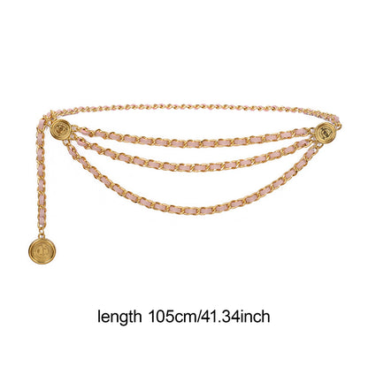 Women's Waist Chain Belt Bridal Wedding Adjustable Tassel Body Jewelry Fashion Accessories for Party Carnival Holiday Beauty World Shop