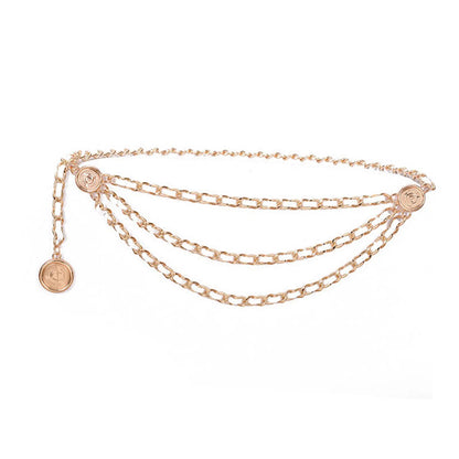 Women's Waist Chain Belt Bridal Wedding Adjustable Tassel Body Jewelry Fashion Accessories for Party Carnival Holiday Beauty World Shop