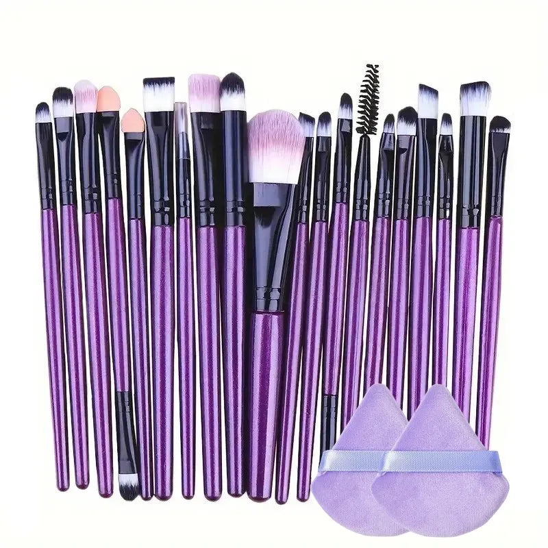 20Pcs Makeup Brush Set Eyeliner Brush Blending Brush Makeup Brushes for Cheeks Eye Cosmetic Foundation Brush Make Up Brushes Set Beauty World Shop