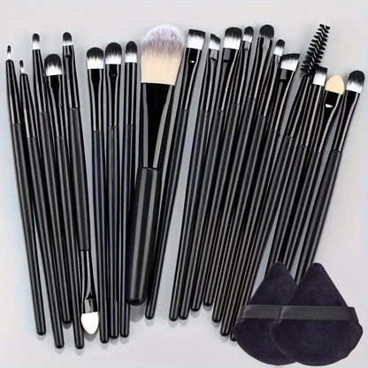 20Pcs Makeup Brush Set Eyeliner Brush Blending Brush Makeup Brushes for Cheeks Eye Cosmetic Foundation Brush Make Up Brushes Set Beauty World Shop